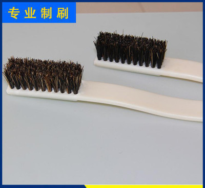 銷(xiāo)售核桃刷子 文玩刷子 野豬鬃毛 鬃毛刷拋光用