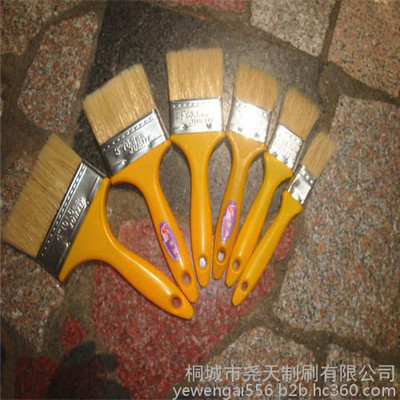 堯天制刷 刷新生活每一天天河馬牌塑料柄油漆刷子