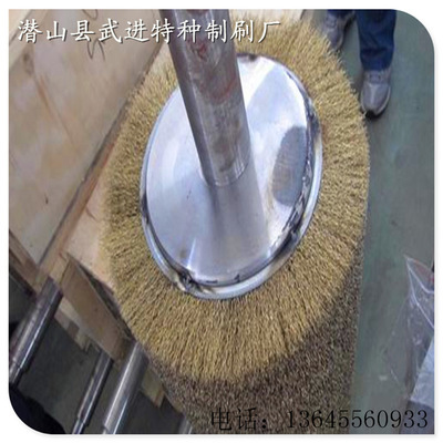 【廠家直銷供工業(yè)刷輥 纏繞刷輥 銅絲刷輥】?jī)r(jià)格,廠家,圖片,刷子,潛山縣武進(jìn)特種制刷廠-
